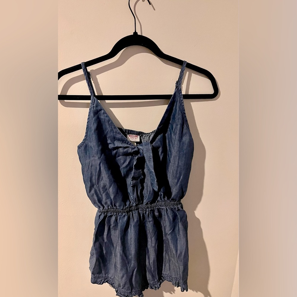 Mossimo Supply Co. XS Blue Jean Romper